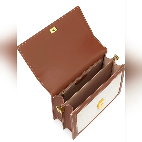 JW PEI Mini Flap Crossbody - Beige Canvas - Picture 4 of 7